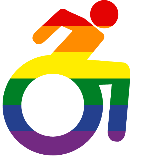 Wheelchair diversity intersectional gay pride LGBT